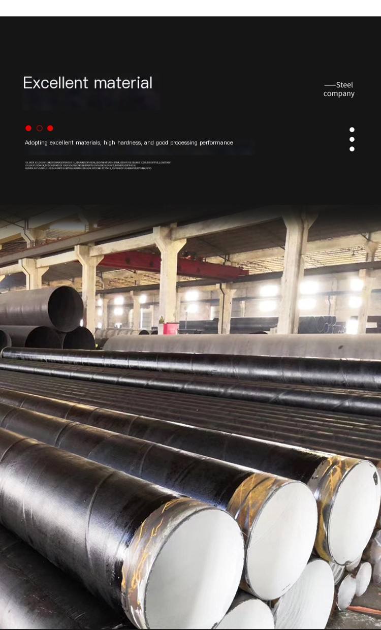 Dinghang Directly Buried Spiral Steel Pipe Q325B 1820 * 20 National Standard Galvanized Spiral Pipe Large Diameter Spiral Welded Pipe