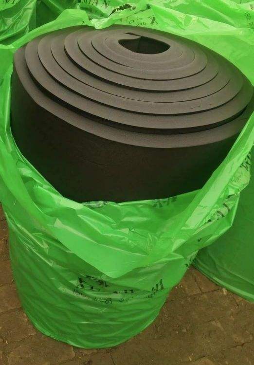 Huamei B1 grade rubber plastic central air conditioning condensate insulation cotton board pipeline insulation material