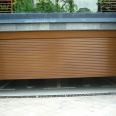 Zhongyi Villa's aluminum alloy rolling gate door-to-door service has a variety of styles and sizes
