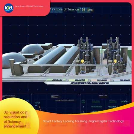 Smart Factory Visualization System Kang Jinghui Digital Technology Park Modeling Digital Factory Management System