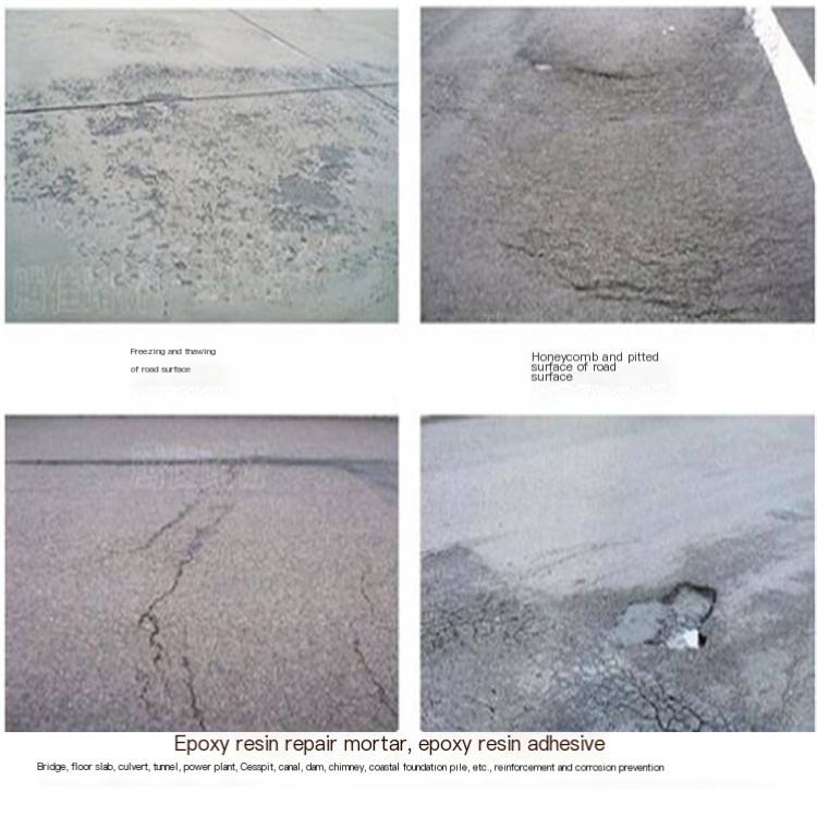 Epoxy resin repair mortar concrete repair reinforcement anti-corrosion material