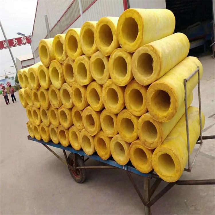 Low thermal conductivity Glass wool tube Long service life Centrifugal Glass wool insulation tube shell