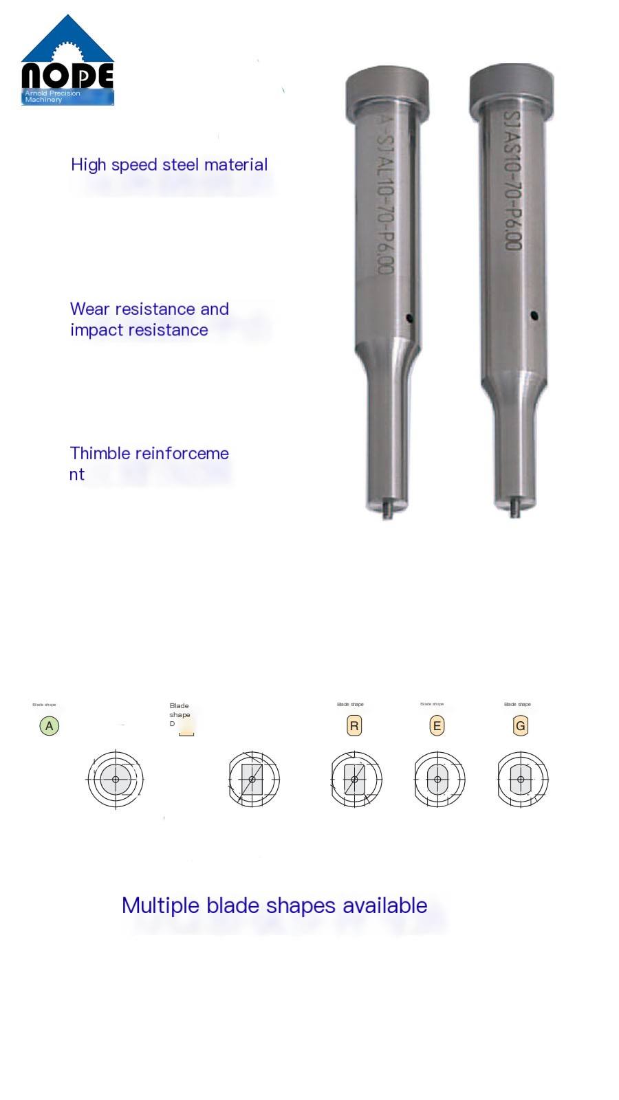 Standard SSJAL top material punch punch punch punch SSJDL needle high-speed steel SKH51 material SJVAL