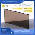 PMMA plastic sheet supplied by organic glass sheet manufacturer for processing, available in multiple colors, blue transparent acrylic sheet