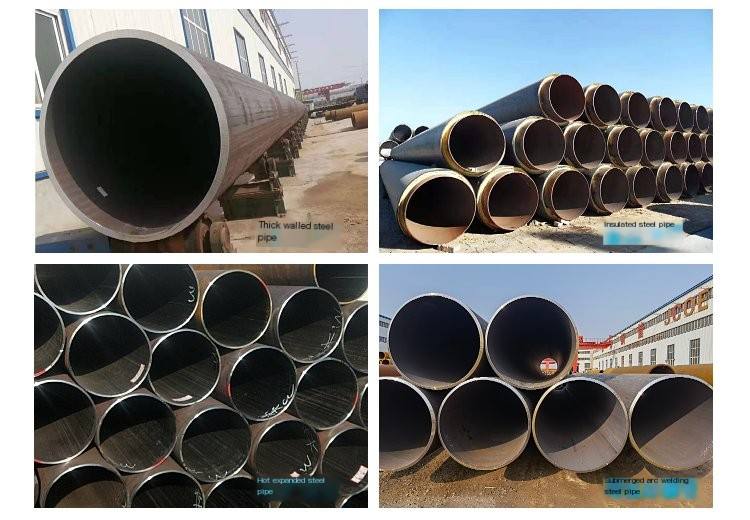 L460 thick wall straight seam steel pipe ODF straight seam welded pipe for natural gas pipeline, Dinghang manufacturer