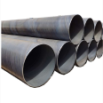 Epoxy powder drainage spiral steel pipe q235 double-sided submerged arc spiral welded pipe Dinghang