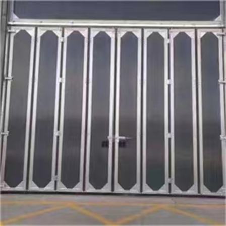 The steel structure factory door is easy to open, with multiple styles of insulation composite double-sided color steel plate flat door in Deshun