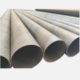 426 * 8 flange connected spiral steel pipe Q235B, spiral welded pipe for drainage, manufacturer of Dinghang