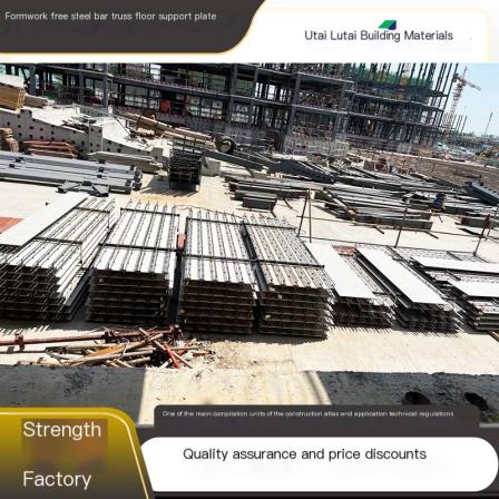 Lutai 3D prefabricated steel bar truss floor support plate manufacturer's detachable template fiber cement template