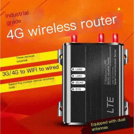 Lichuangxin V519 Industrial Router 4G All Network Connection APN Private Network VPN Video Transmission DTU Data Acquisition RTU