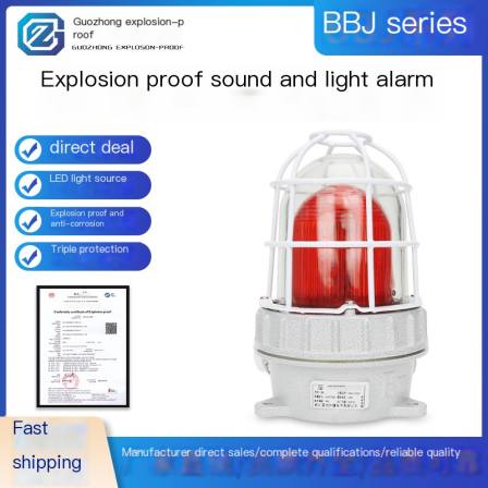 Explosion-proof sound and light alarm LED bead 90dB alarm light, safety and eye-catching prompt, flashing rotating warning light