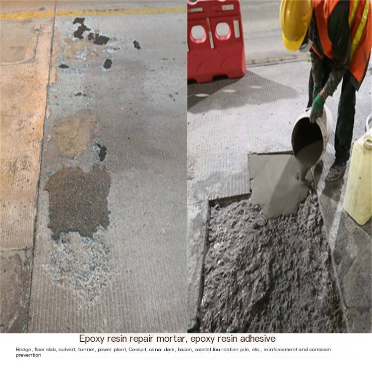 Epoxy resin repair mortar concrete foundation damage repair anti-corrosion material