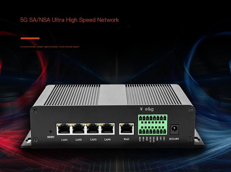 Dual 4G, dual card, 5G, gigabit, wireless, on-board, driverless, edge computing, industrial router gateway