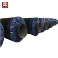 Dinghang Supply Steel Sleeve Steel Rock Wool Composite Insulation Pipe Buried Polyurethane Foam Anticorrosive Insulation Steel Pipe