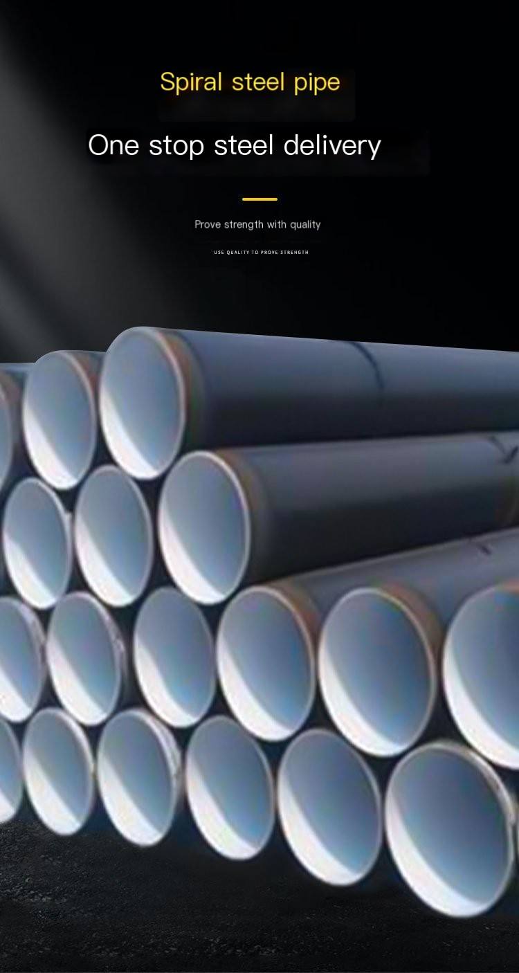 Dinghang Outer Polyethylene Inner IPN8710 Reinforced Epoxy Coal Asphalt Anticorrosive Steel Pipe