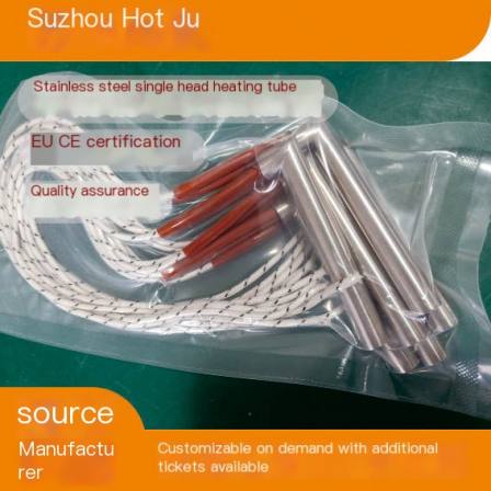 Automatic temperature control 316l stainless steel 380v15kw Bread machine heating rod