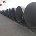 Epoxy powder drainage spiral steel pipe q235 double-sided submerged arc spiral welded pipe Dinghang