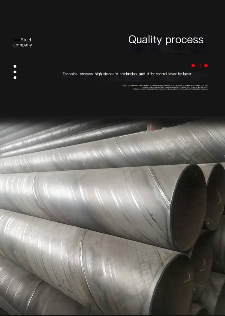 Dinghang Directly Buried Spiral Steel Pipe Q325B 1820 * 20 National Standard Galvanized Spiral Pipe Large Diameter Spiral Welded Pipe