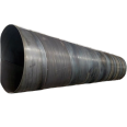 Large diameter anti-corrosion spiral welded pipe, epoxy powder coated spiral steel pipe, Dinghang manufacturer