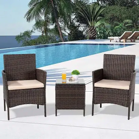  Upgrade Your Outdoor Space with the Rattan Patio Set Model 61620