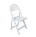 Fanback folding chair