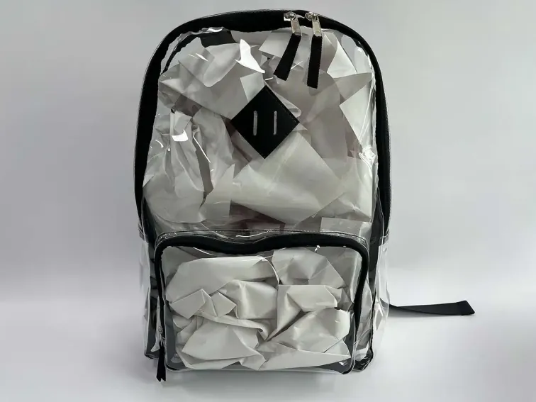 PVC backpack