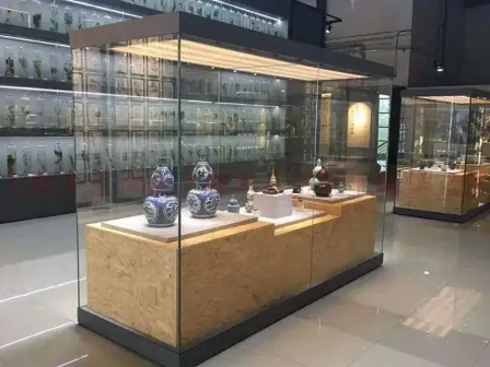 Display cabinet, exhibition hall advertising decorative glass