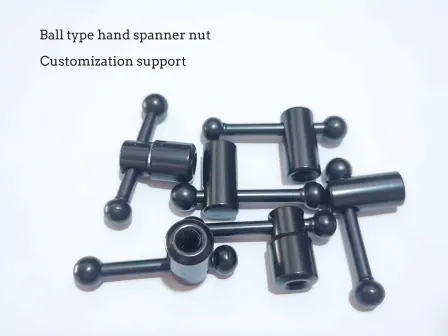Ball type hand wrench nut