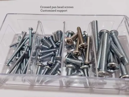 Crossed pan head screws