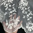 organze embroidered fabric