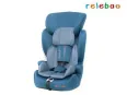 Blue child safety seat 123 groups 9 months-12 years old