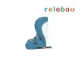 Blue child safety seat 123 groups with ISOFIX 9 months-12 years old