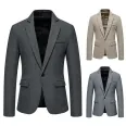 Casual suit trend fashion single - button business suit jacket