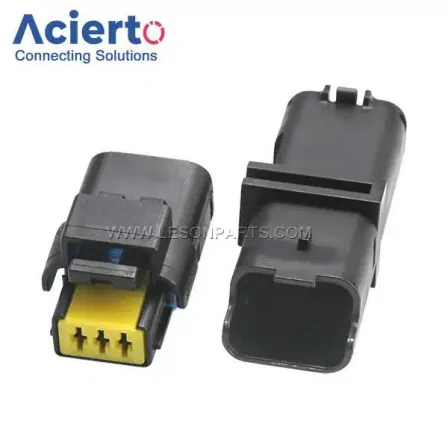 3 Pin Male Female Waterproof Auto Electrical Terminal Connector FCI Car Plastic Housing Plug  211Pc032S0049