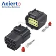 8 Pin Tyco AMP Denso Sealed Waterproof Wiring Connector Auto Plug For Yuchai Engine Oxygen Sensor 174984-2 174982-2