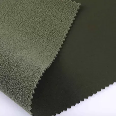  Customizable Polar Fleece Bonded with Two-Way Stretch Fabric for Garments