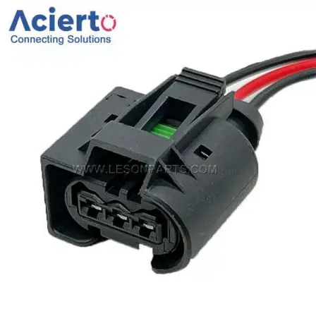 3Pin Auto Kostal Injector Plug ABS Crankshaft Sensor Electronic Connector Wiring Harness For Benz BMW