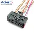 10Pin Auto Electronic Connector Wire Harness Seat Heating Male Female Plug Socket For 7L0972762/8E0972710 With Cable