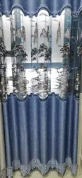 New light luxury high-end blackout chenille curtains bedroom living room modern minimalist