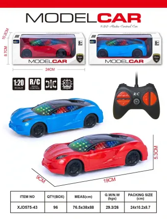 Stone 1:20 remote control sports car with 3D light
