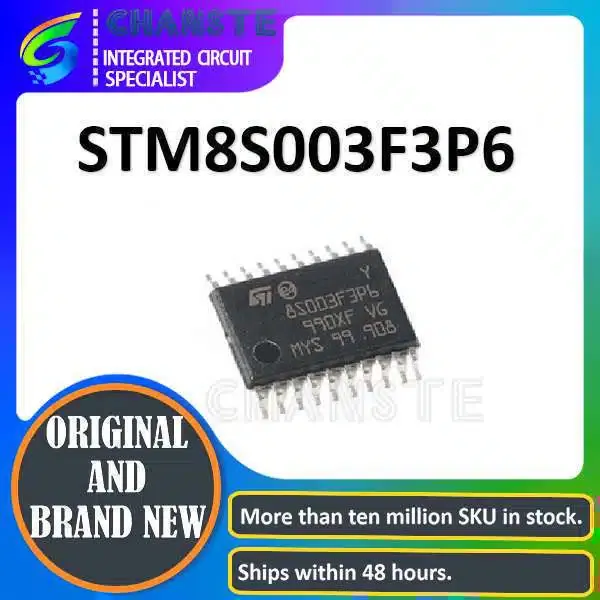 STM8 Family Microcontrollers IC with good quality and low price STM8S003F3P6 - Chanste