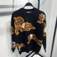 wholesale new casual jacquard tiger sweater pullover