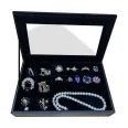 Premium High Quality Customized Jewelry Box Ring Earring Box Necklace Box Storage Box HB048-Haosung