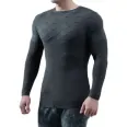 Mens long sleeve round collar solid color thread sweater mens thin diamond knit sweater