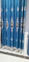 New light luxury high-end blackout chenille curtains bedroom living room modern minimalist