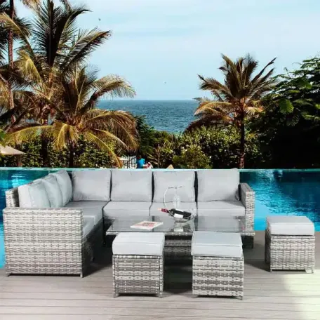  Transform Your Outdoor Living Space with the SAL071 Rattan Sofa Set