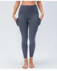 Womens tight yoga pants With camouflage printing skin-friendly nude workout pants