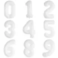 numbers Iridescent Foil party birthday Rainbow Helium wedding decorations Ballons