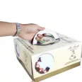 2022 Hot Selling Foldable Customized Thickened Birthday Cake Box Corrugated Paper Packaging Box Eco-friendly