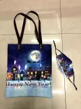 Polyester canvas christmas bag